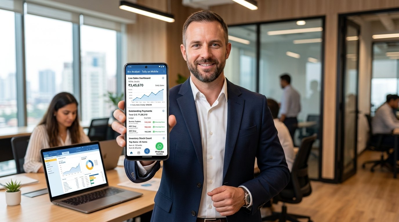 Tally on Mobile Biz Analyst Application